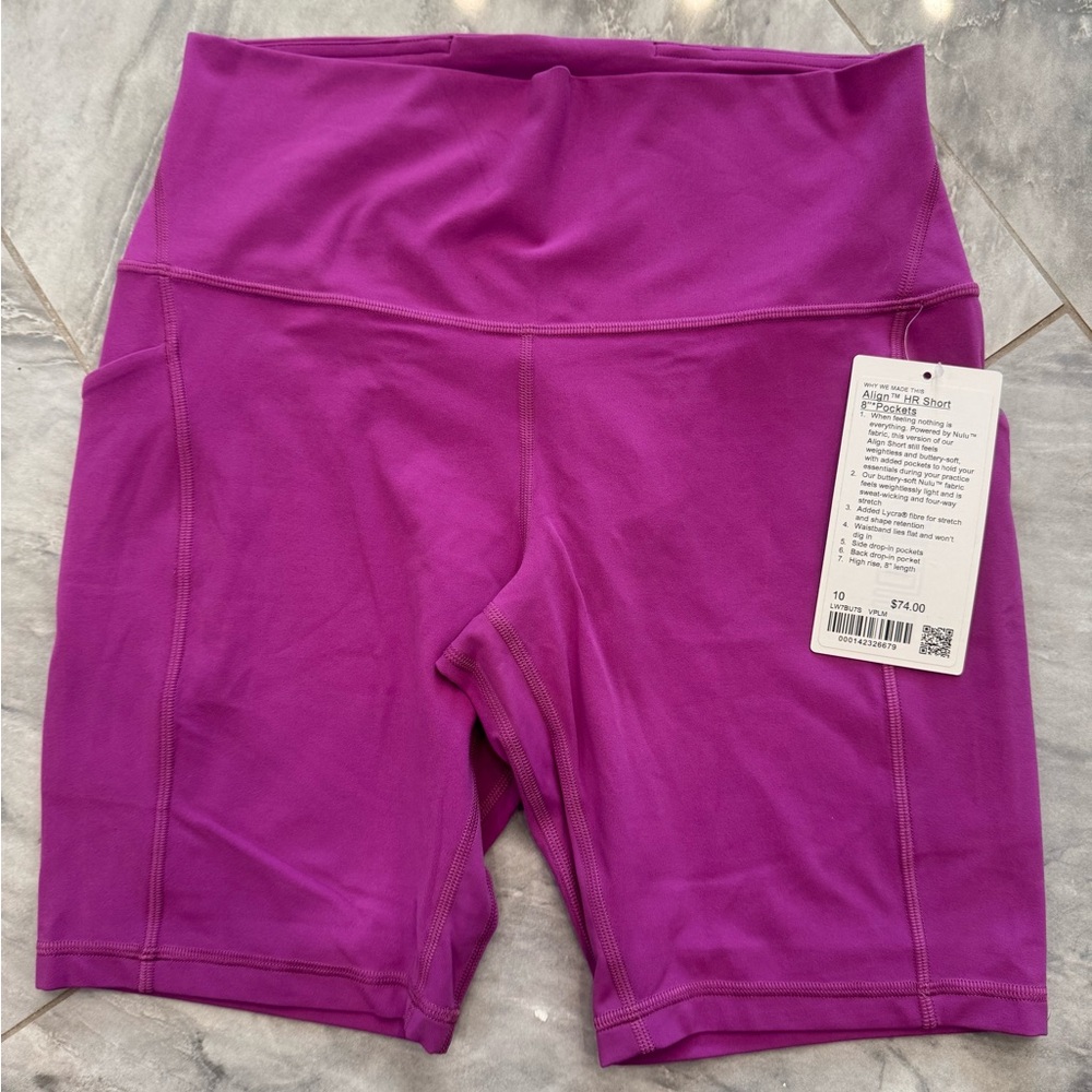 lululemon athletica Magenta Bike Shorts